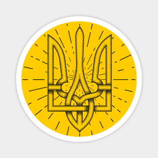 Emblem of Ukraine. Magnet